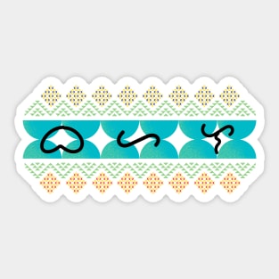 Baybayin word Bahala (care) Sticker